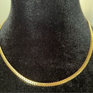 New Gold Plated Stainless Steel  Fashion Cuban Chain necklace.